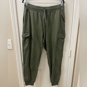 Olive Green Aerie Joggers